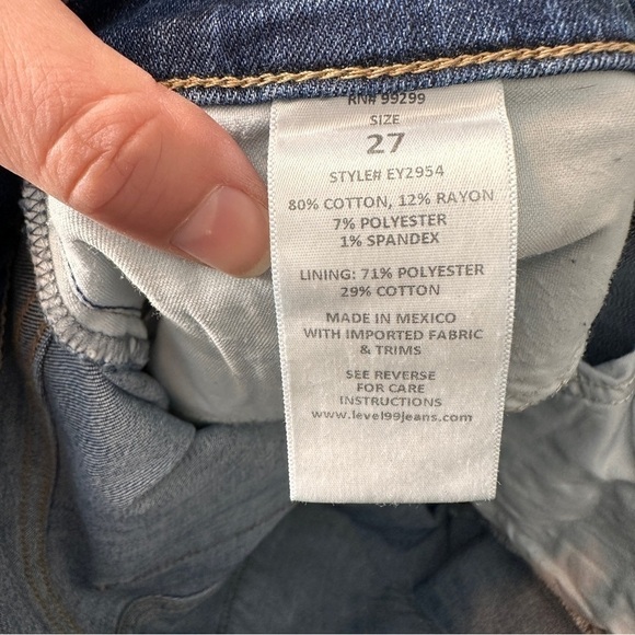 Anthropologie Level 99 Skinny Jeans - Picture 8 of 8